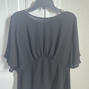 Express Black Blouse with Modern Design